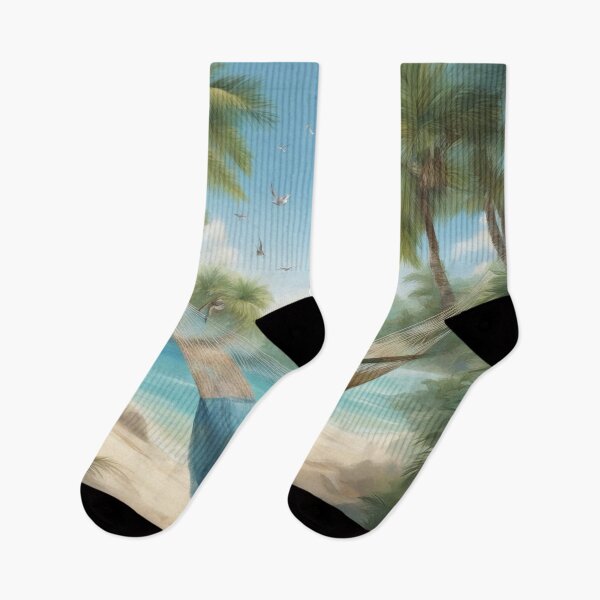 Item preview, Stunning Tropical Island Beach Scene – Crystal Waters and Golden Sands Artwork designed and sold by The-Library.