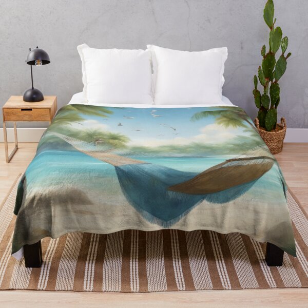 Item preview, Stunning Tropical Island Beach Scene – Crystal Waters and Golden Sands Artwork designed and sold by The-Library.
