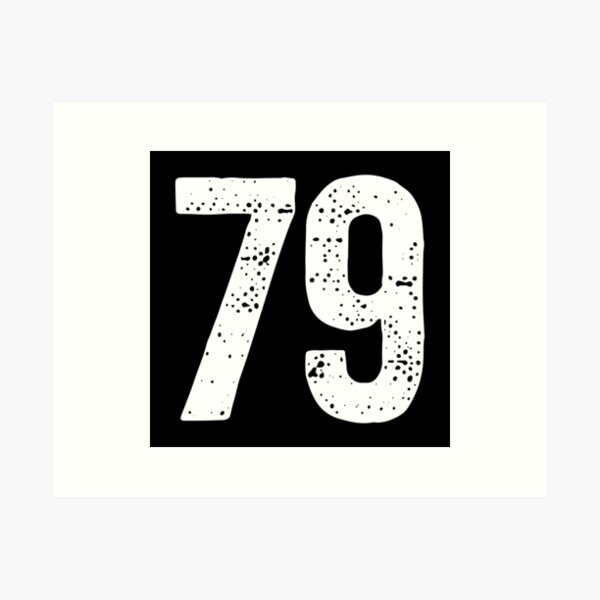 Number 79 Art Prints for Sale | Redbubble