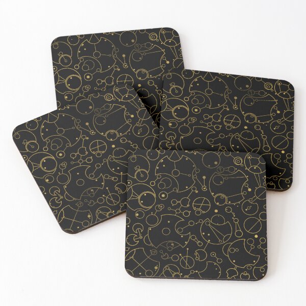 Item preview, Gold Clockwork Repeating Pattern designed and sold by MoasisArt.