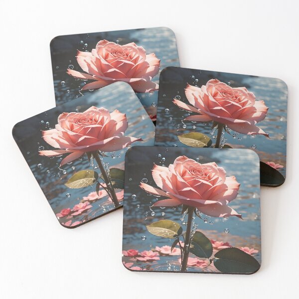 Item preview, rose on water designed and sold by thongbon.