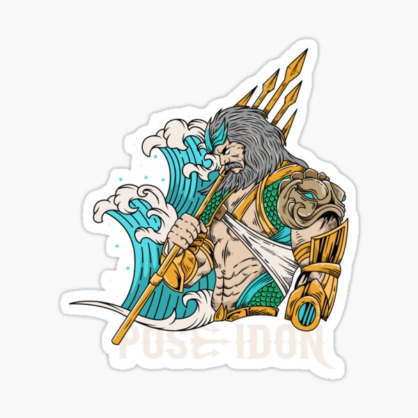 Poseidon Stickers for Sale