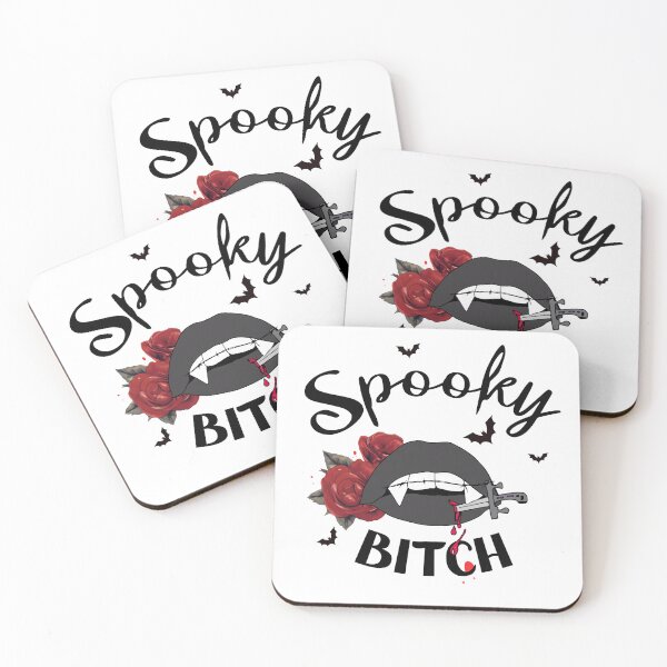 Item preview, Spooky bitch. Black lips with fangs. designed and sold by Anastasiia Yurevych.