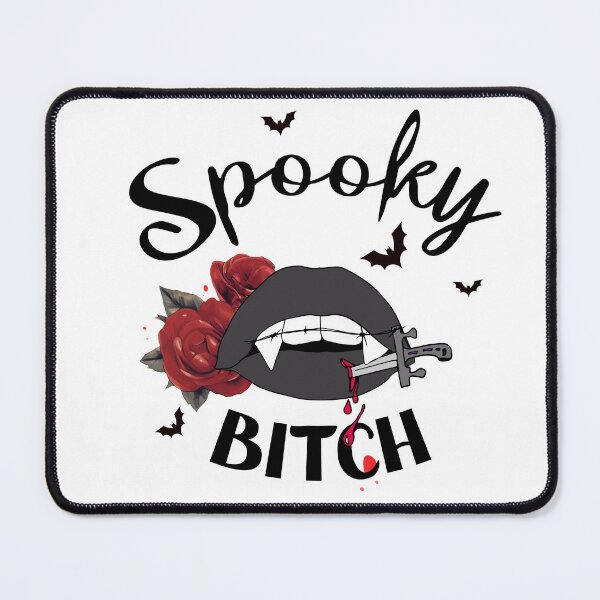 Item preview, Spooky bitch. Black lips with fangs. designed and sold by Anastasiia Yurevych.