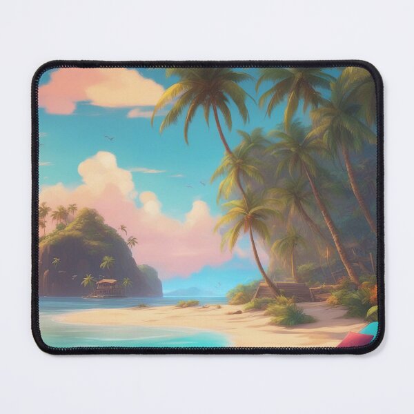 Item preview, Enchanting Tropical Island Beach: Sun, Sand & Serenity designed and sold by The-Library.