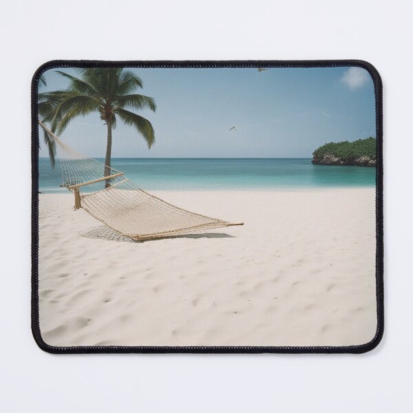 Item preview, tropical island beach designed and sold by The-Library.