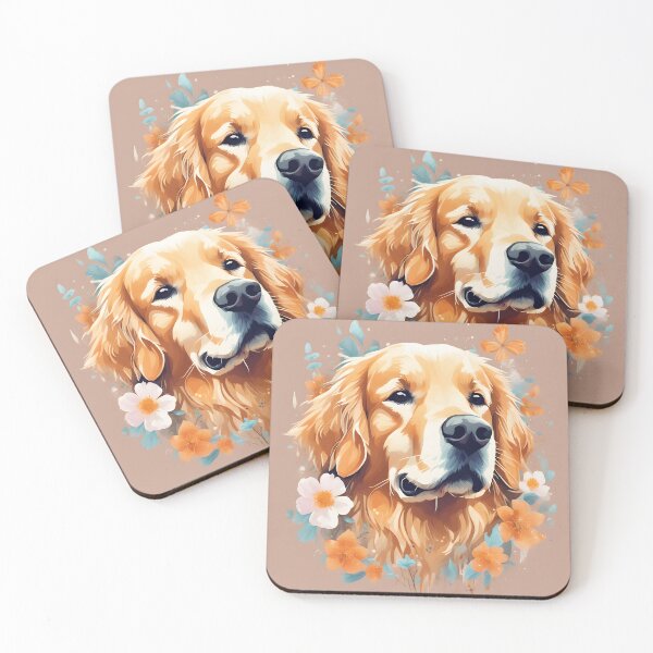 Item preview, golden retriever designed and sold by DarkSavant138.