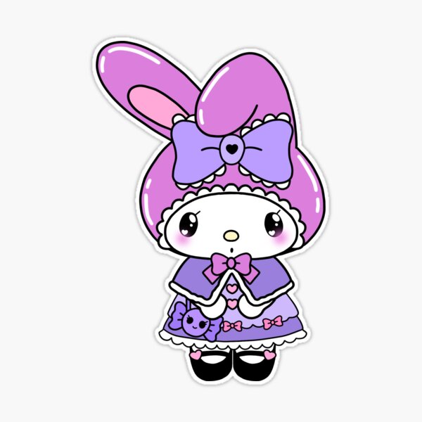 My Melody Halloween Lolita Dress Sticker for Sale by Alyssa Slusher