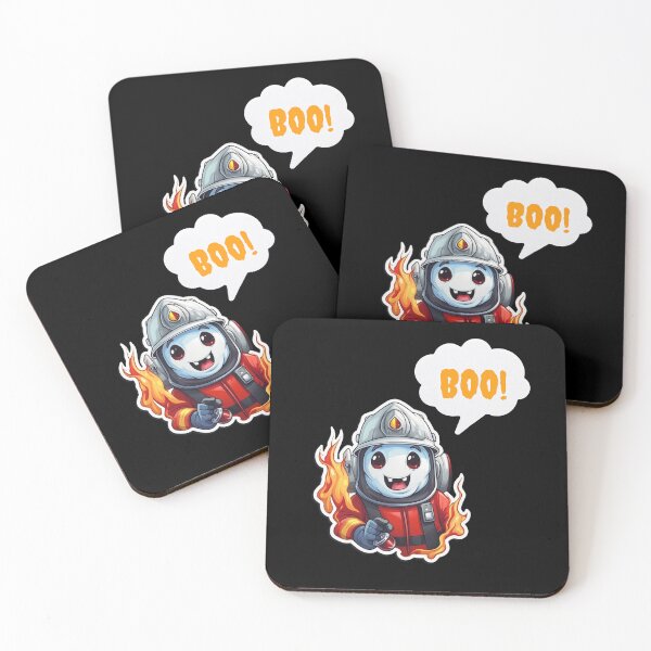 Item preview, Firefighter ghost halloween designed and sold by K-Projects.