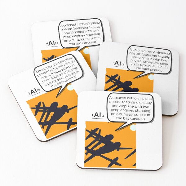 Item preview, AI's Take on a Retro Aviation Poster designed and sold by aifails.