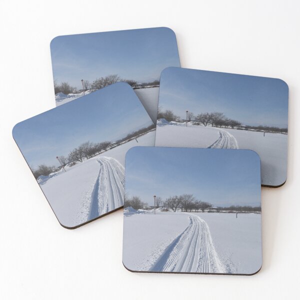 Item preview, A ski slope under a blue sky designed and sold by Claude Laprise.