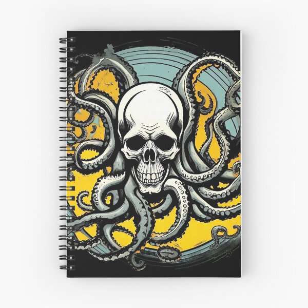 Item preview, Oceanic Monster Kraken, Octopus With Skull, Cthulhu Mythos designed and sold by Amazing-Kortez.