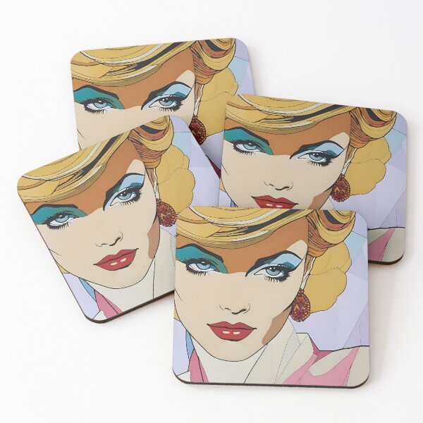 Item preview, Blonde woman, blue eyelids designed and sold by Jonezo.