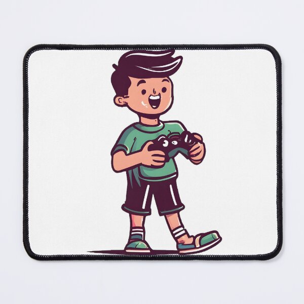 Item preview, Cute Gamer Kid T-Shirt Design  designed and sold by GalaxyBeyond.