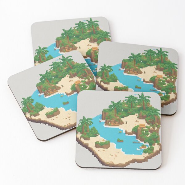Item preview, Island Euphoria: Vibrant Tropical Beach Landscape designed and sold by The-Library.