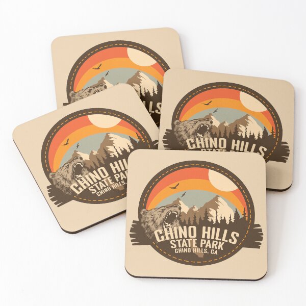 Item preview, Chino Hills State Park California - CA Retro Souvenir Badge designed and sold by mountainfad.