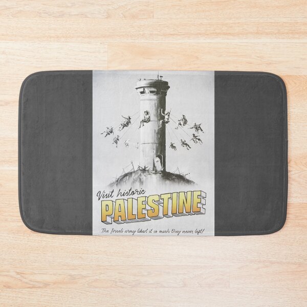 Item preview, Visit Historic Palestine Banksy - Watchtower Swing Carousel designed and sold by Teecha.