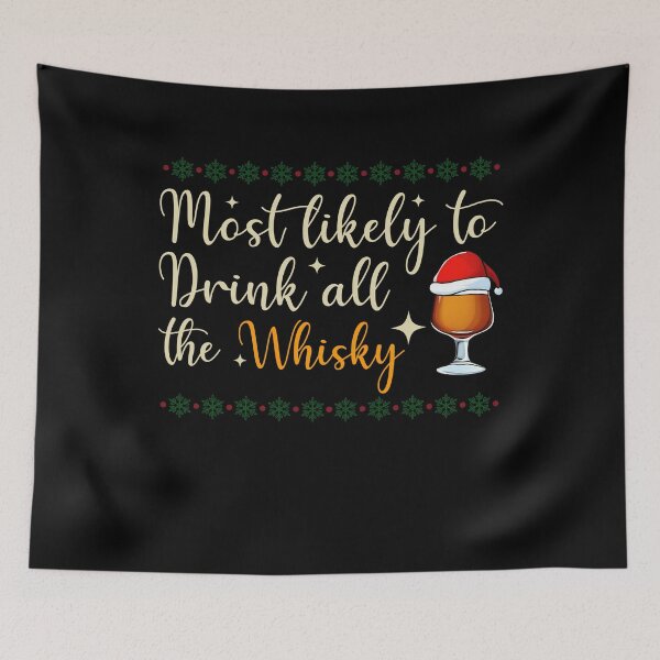 Artikelvorschau, Am wahrscheinlichsten ist es, dass der ganze Whisky zu Weihnachten getrunken wird entworfen und verkauft von Amineharoni.