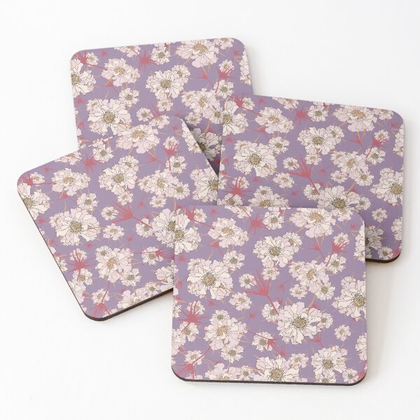 Item preview, Pincushion Flower Pink designed and sold by AlineDoornhof.