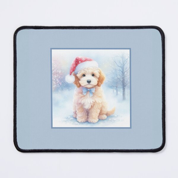 Item preview, Fergus the Cockpoo snowy park scene designed and sold by OByD.
