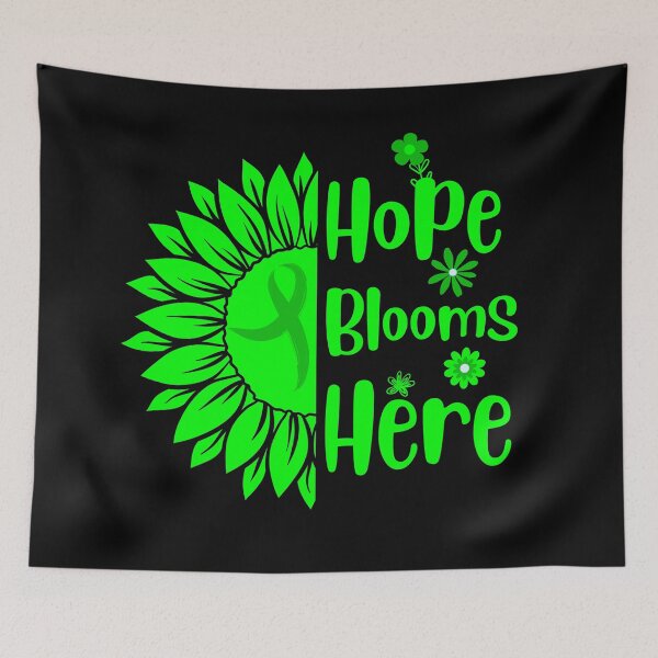 Item preview, Hope Booms Here Green Ribbon Lymphoma Awareness Month  designed and sold by SchlossInspire.