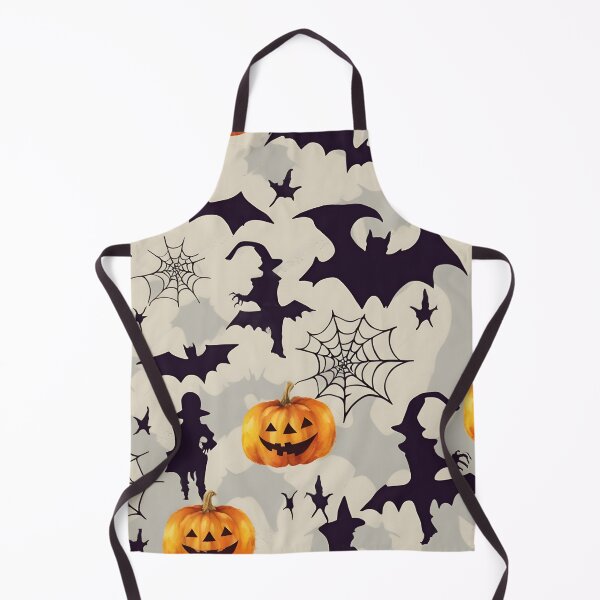 Item preview, Bewitching Night Bats Pumpkins Spiders designed and sold by Natthajak SKT.
