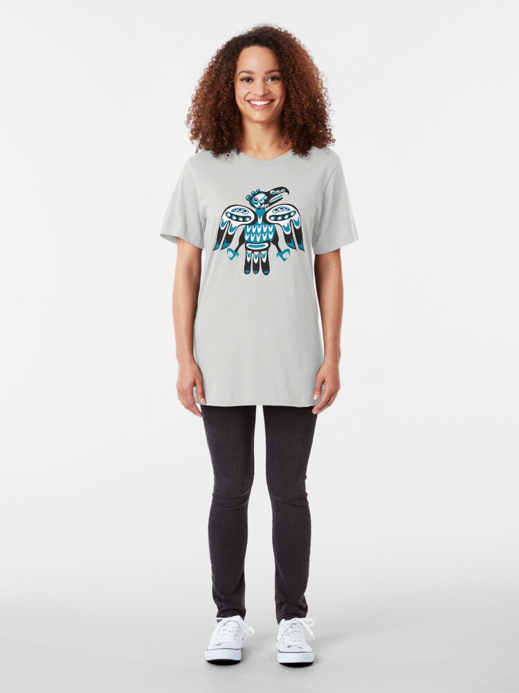 Alternate view of blue bird Slim Fit T-Shirt