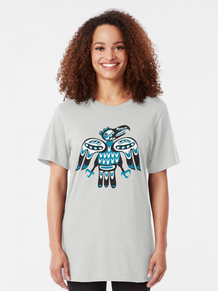 Alternate view of blue bird Slim Fit T-Shirt