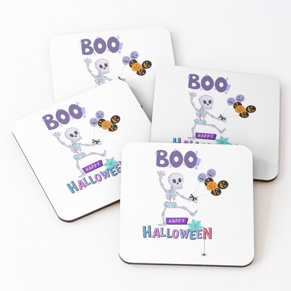Item preview, Skeletons Purple and Jack-o'-Lantern Balloons - Spooktacular Halloween Delight! designed and sold by ara-designs.
