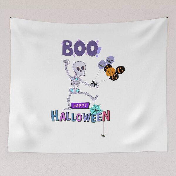 Item preview, Skeletons Purple and Jack-o'-Lantern Balloons - Spooktacular Halloween Delight! designed and sold by ara-designs.