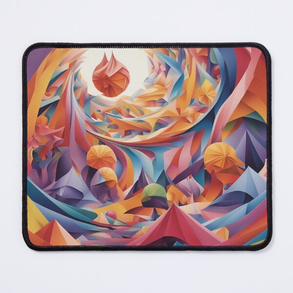 Artikelvorschau, Dimensional Odyssey: Mesmeric Psychedelic Dream Illustration entworfen und verkauft von The-Library.