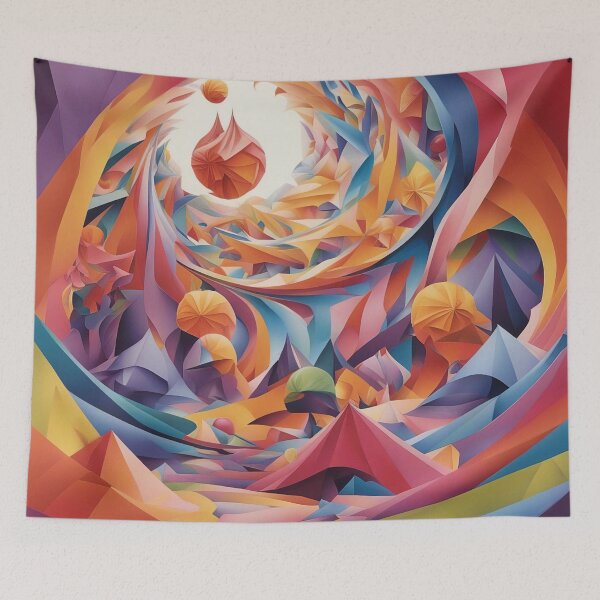 Item preview, Dimensional Odyssey: Mesmeric Psychedelic Dream Illustration designed and sold by The-Library.