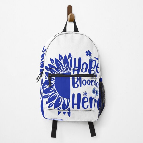 Item preview, Hope Booms Here Blue Ribbon Colon Cancer Awareness Month designed and sold by SchlossInspire.
