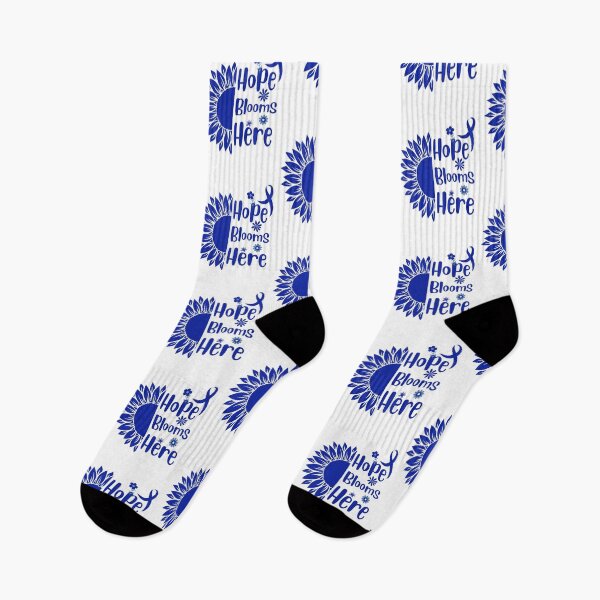 Item preview, Hope Booms Here Blue Ribbon Colon Cancer Awareness Month  designed and sold by SchlossInspire.