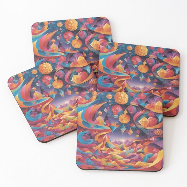 Item preview, Galactic Mirage: Captivating Psychedelic Dream Expression designed and sold by The-Library.