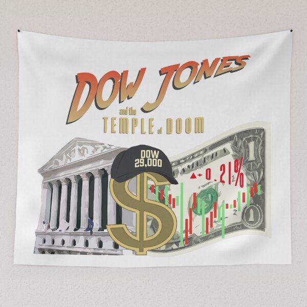 Item preview, Dow Jones and the Temple of Doom designed and sold by Cosmic-Fandom.
