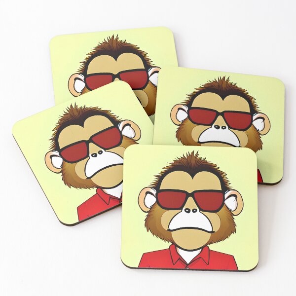 Item preview, Red Monkey designed and sold by ShilpyDesign.