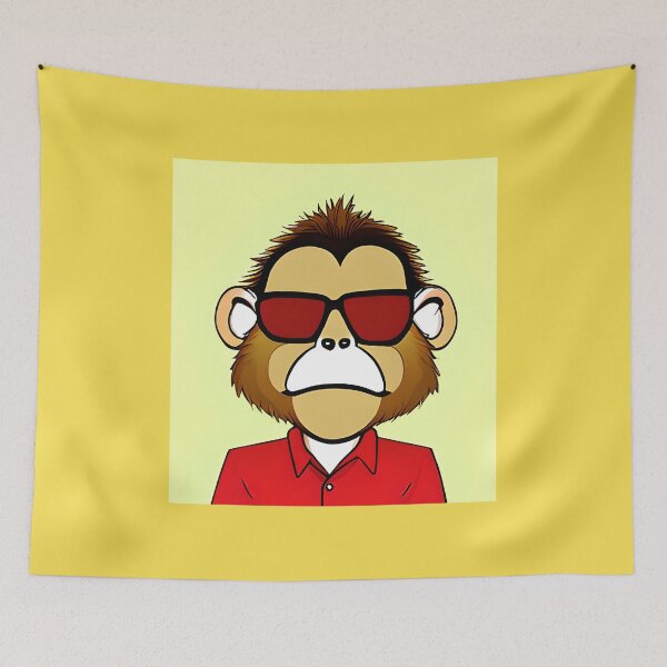 Item preview, Red Monkey designed and sold by ShilpyDesign.