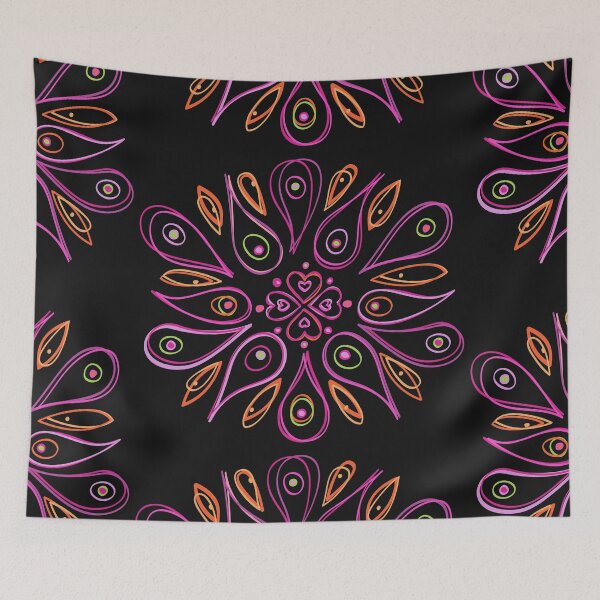 Item preview, Indian Colors Mandala designed and sold by Juju Joy.