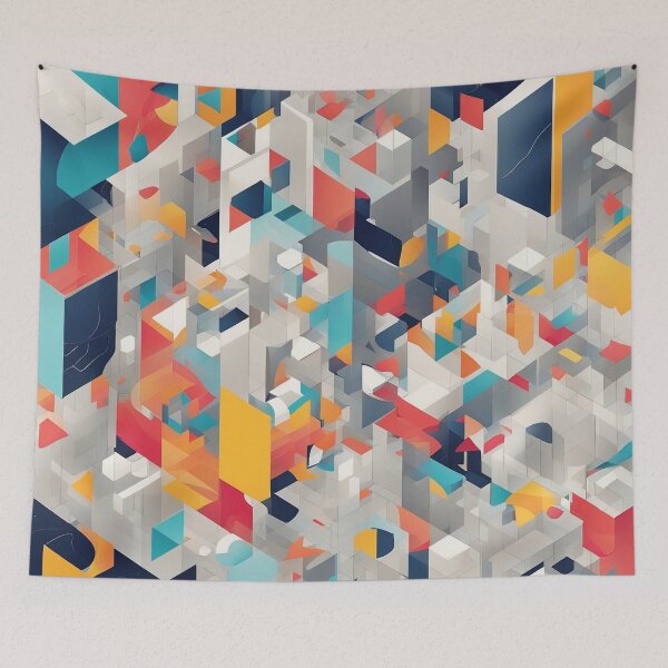 Item preview, Artistic Evolution: Striking Modern Abstract Design designed and sold by The-Library.