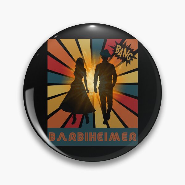 Item preview, barbiheimer, retro couple, explosion designed and sold by Reflect33.