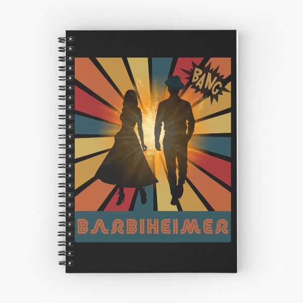 Item preview, barbiheimer, retro couple, explosion designed and sold by Reflect33.