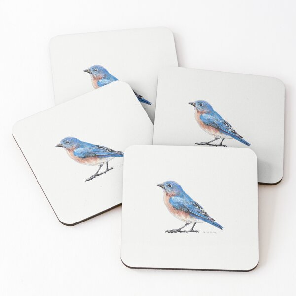Item preview, Eastern Bluebird Drawing (no background) designed and sold by Emily Bickell.