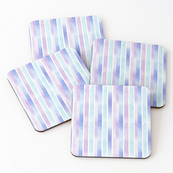 Item preview, Pastel Watercolour Stripes designed and sold by SukiCreatives.