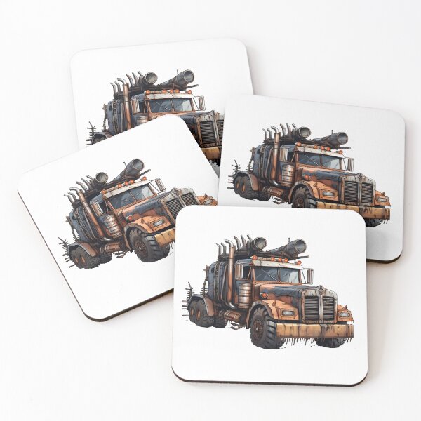 Item preview, Apocalyptic Rustic Vintage Truck designed and sold by StickerOrb.