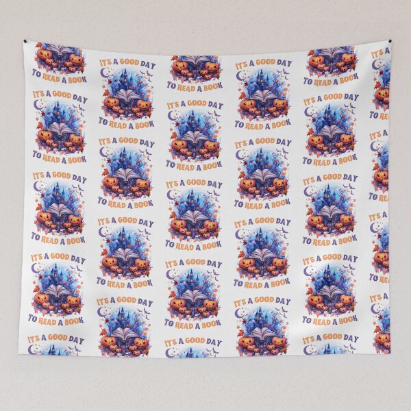 Item preview, Halloween reading - It's a good day to read a book designed and sold by SzymonC000zyArt.
