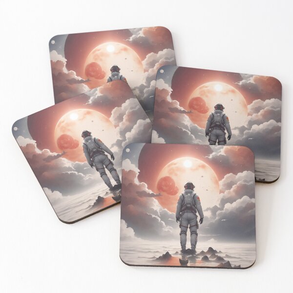 Item preview, Cosmonaut in the clouds designed and sold by m-y-A-I-A-R-T-.