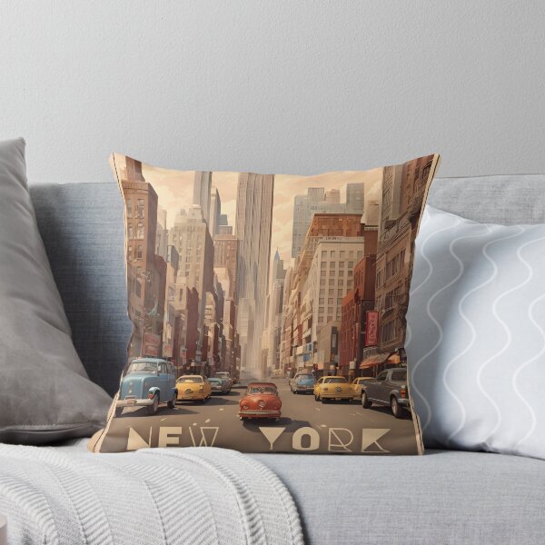 Item preview, Vintage Manhattan Poster: Nostalgic NYC Vibes designed and sold by Ceemko's Vintage Corner.