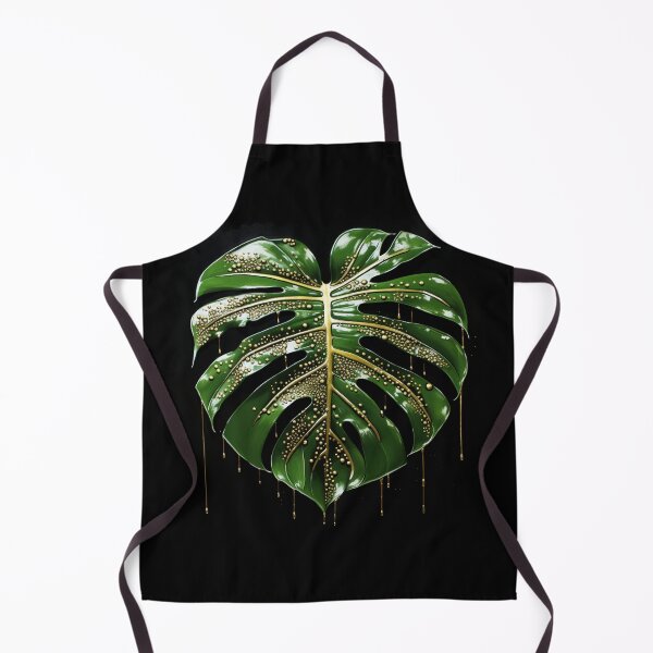 Item preview, Monstera in gold  designed and sold by BloodRubyz.