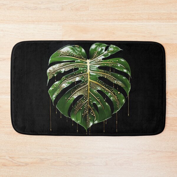 Item preview, Monstera in gold  designed and sold by BloodRubyz.